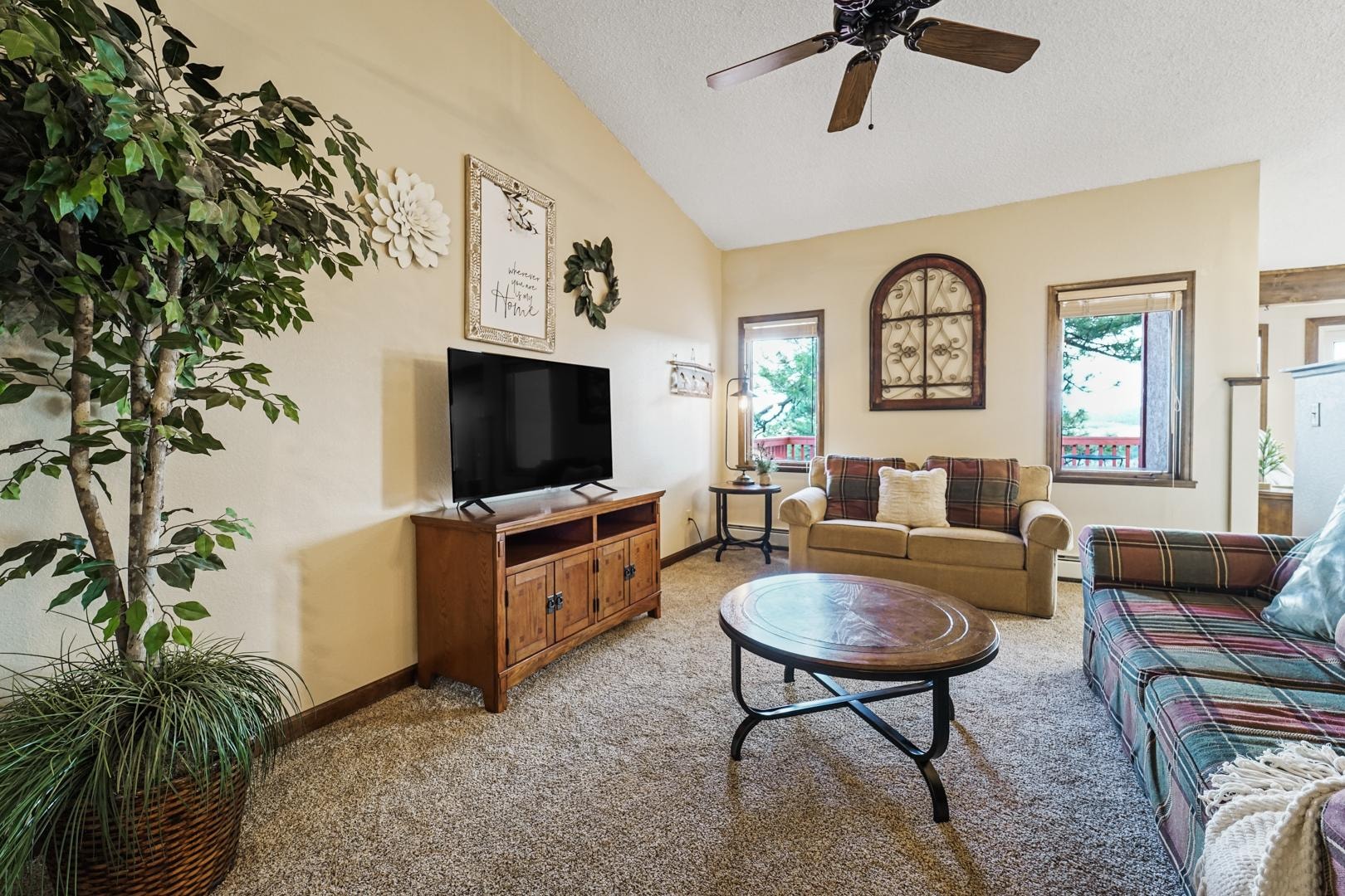 Main floor TV and game room