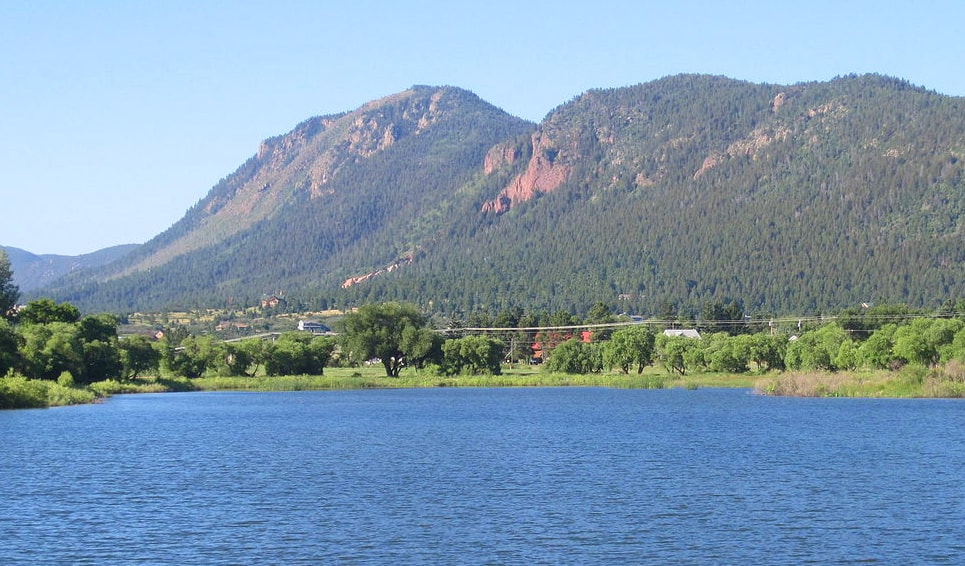 Palmer Lake Colorado scenic mountain lake view